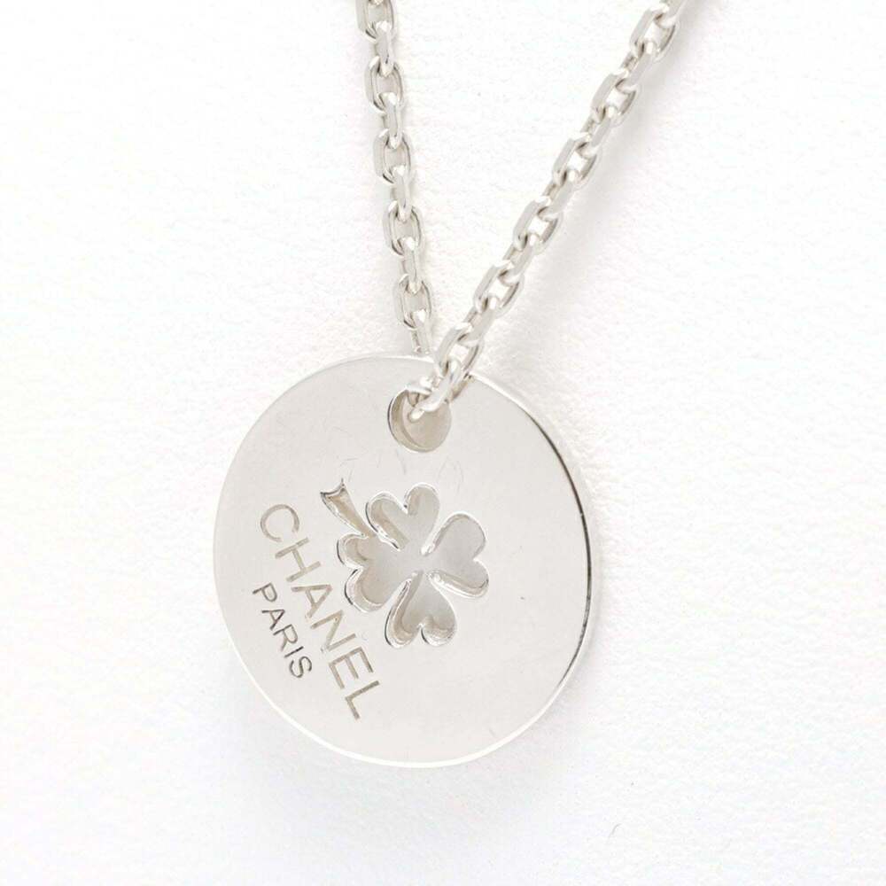 CHANEL Silver Love Necklace - Picture 1 of 6